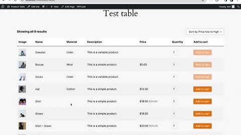 Create an attribute column in WooCommerce Product Table PRO