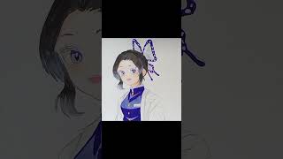 Shinobu Kocho Drawing in my style step by step from Demon Slayer#drawing#anime#art