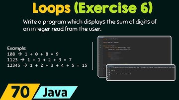 Loops in Java (Exercise 6)