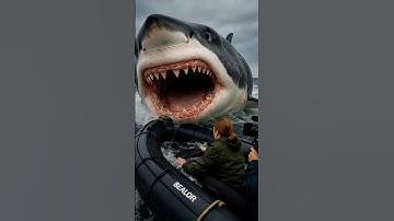 POV. You are recording the ocean waves when...#shark #ocean #fishing #recording #ai #scary