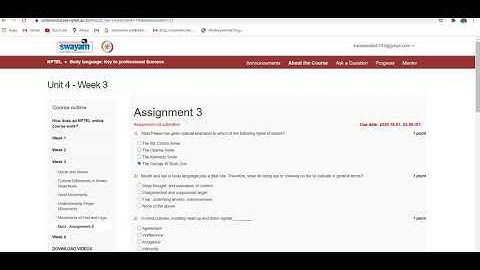 Body Language :key Professional Success week 3 Nptl .