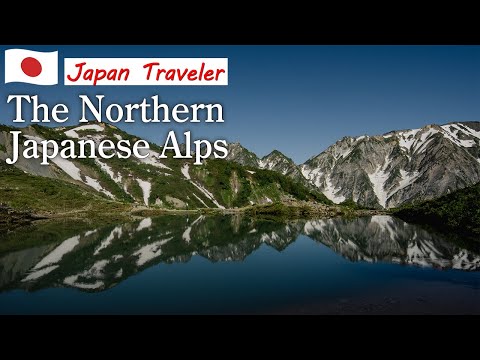 ［Japan Traveler］Mt  Karamatsu to Mt  Goryu traverse  The Northern Japansese Alps  Drone Aerial Shoot