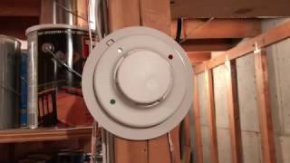 System Sensor i3 Smoke Detector Test/Demo (NAC 1 Disable) (With Safety Security Alert!!)