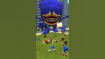 whos faster?? new sonic exe beats vs shin sonic the hedgehogs  in gmod #sonic