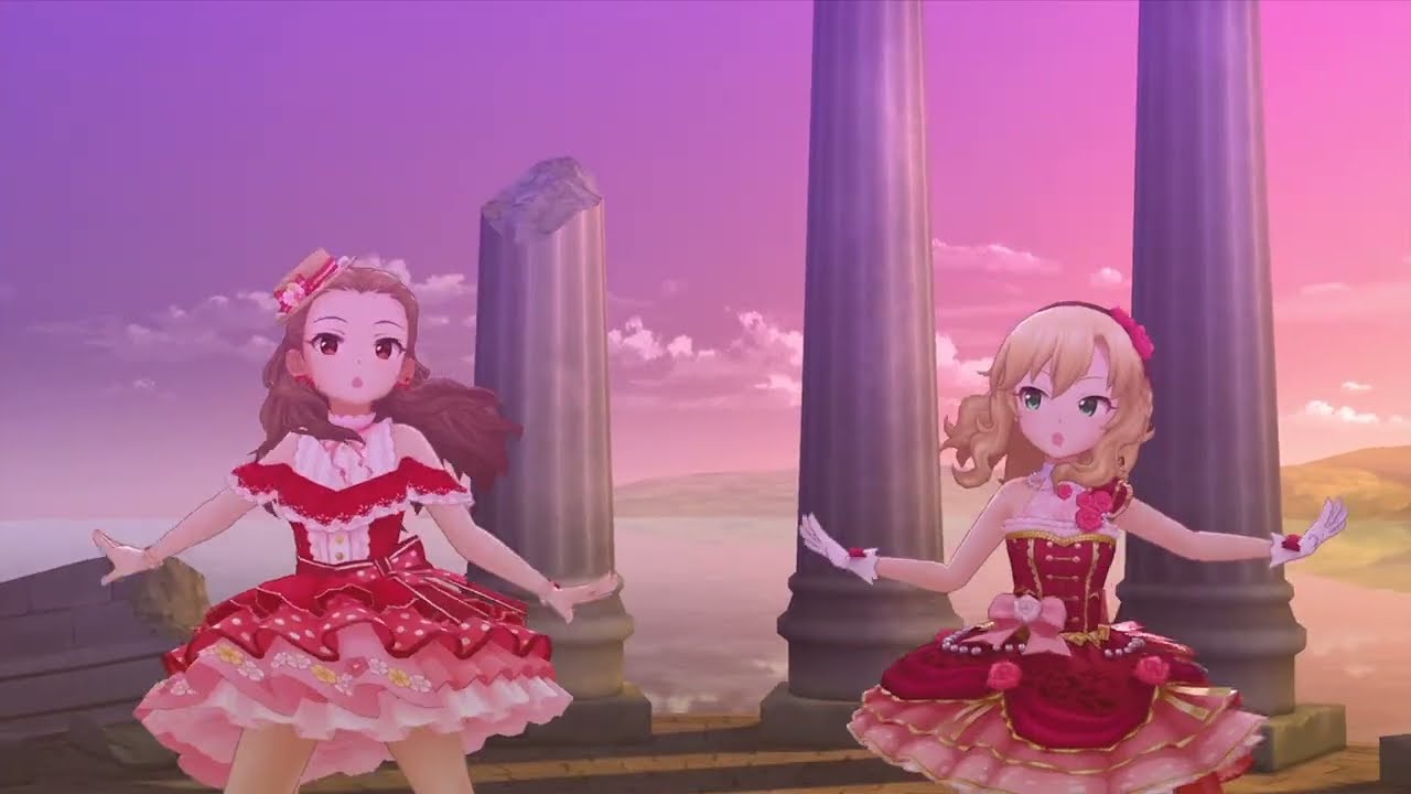 デレステMV「Secret Daybreak」赤薔薇花束(櫻井桃華,関裕美) - YouTube