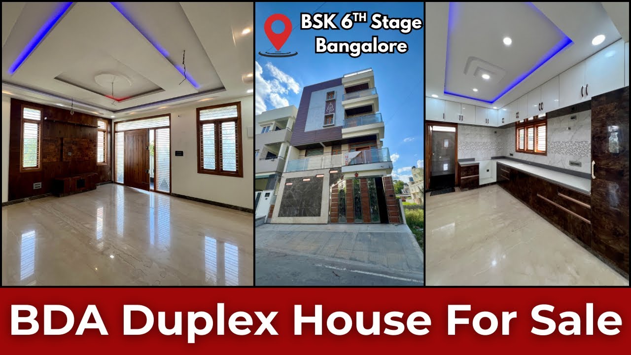 30/40 BDA 5BHK Duplex House For Sale in Bangalore | Banashankari 6th Stage | Good Area | 