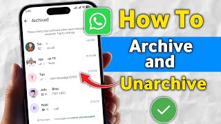 How To Archive & Unarchive Chats In WhatsApp  - New update 2026 screenshot 5