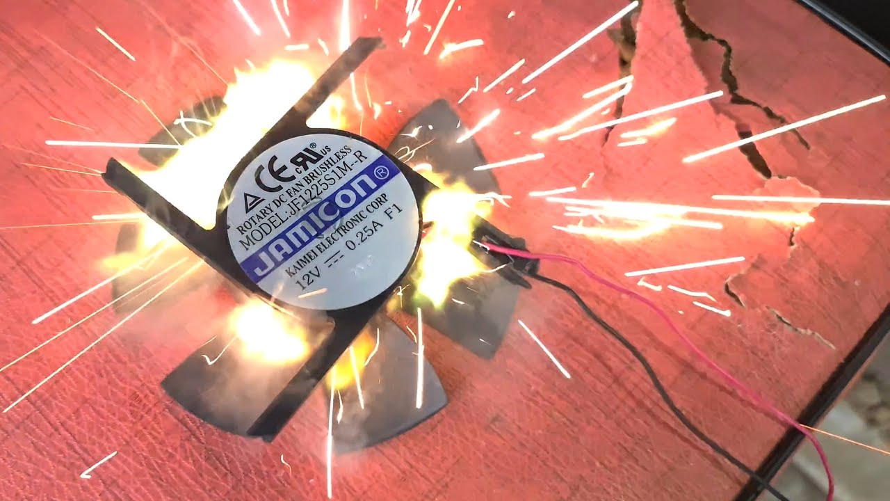 Smash Jamicon PC Fan With Motor Burn Out