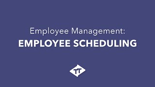 Total Touch POS - Employee Scheduling