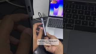 Begini canyanya agar Macbook menjadi dual monitor dengan monitor external