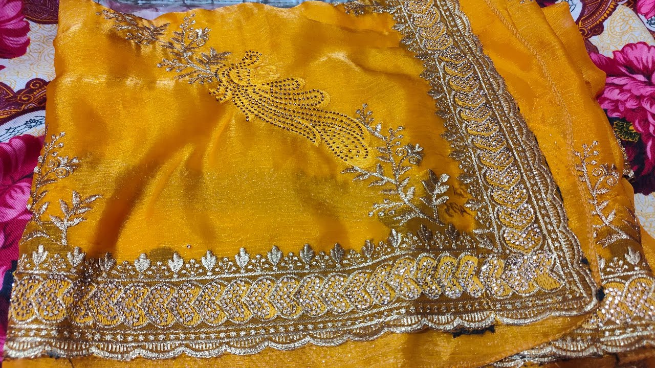 ❤️haldi special saree 🌺 fancy sarees