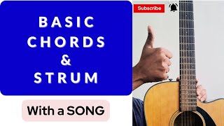 Basic Chords And Strum - With A Song Guitar Mafia