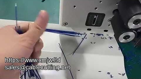 WPM 320 Multifunctional Automatic Single Core Wire Computer Cutting And Stripping Machine
