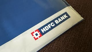 Unpacking of HDFC Bank Savings Account’s Personalized Welcome Kit in Detail.