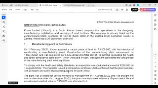 FAC3764  Short term Operating Leases, Revenue & PPE