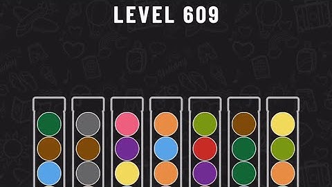 Ball Sort Puzzle Level 609 #ballsortpuzzle #ballsortpuzzlegameplay #puzzlegame #mobilegames