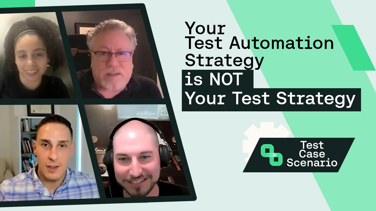 Your Test Automation Strategy is NOT Your Test Strategy - YouTube