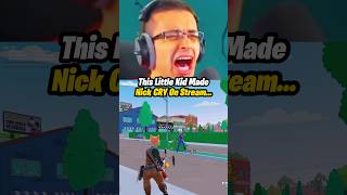 NickEh30 Cries LIVE on Stream After This Little Kid Said This! 😭 #Fortnte #Trending