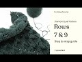 Knitting Tutorial - How to Knit Rows 7 & 9 (Diamond Leaf Blanket - Part 3)