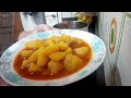 Estofado de patatas ó patatas estofadas