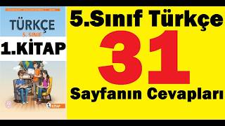 5.sınıf türkçe ders kitabı 1.kitap sayfa 31 cevapları meb yayınları