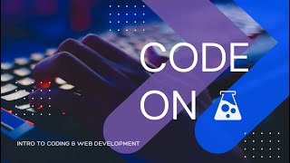 CODE ON - Intro to Web Development