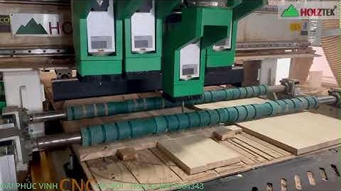 MÁY CNC NESTING 4 ĐẦU FULL OPTION HOLZTEK PRO R4F , KHOAN PHAY HIỆU QUẢ