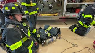 Firefighter Drag with Mechanical Advantage
