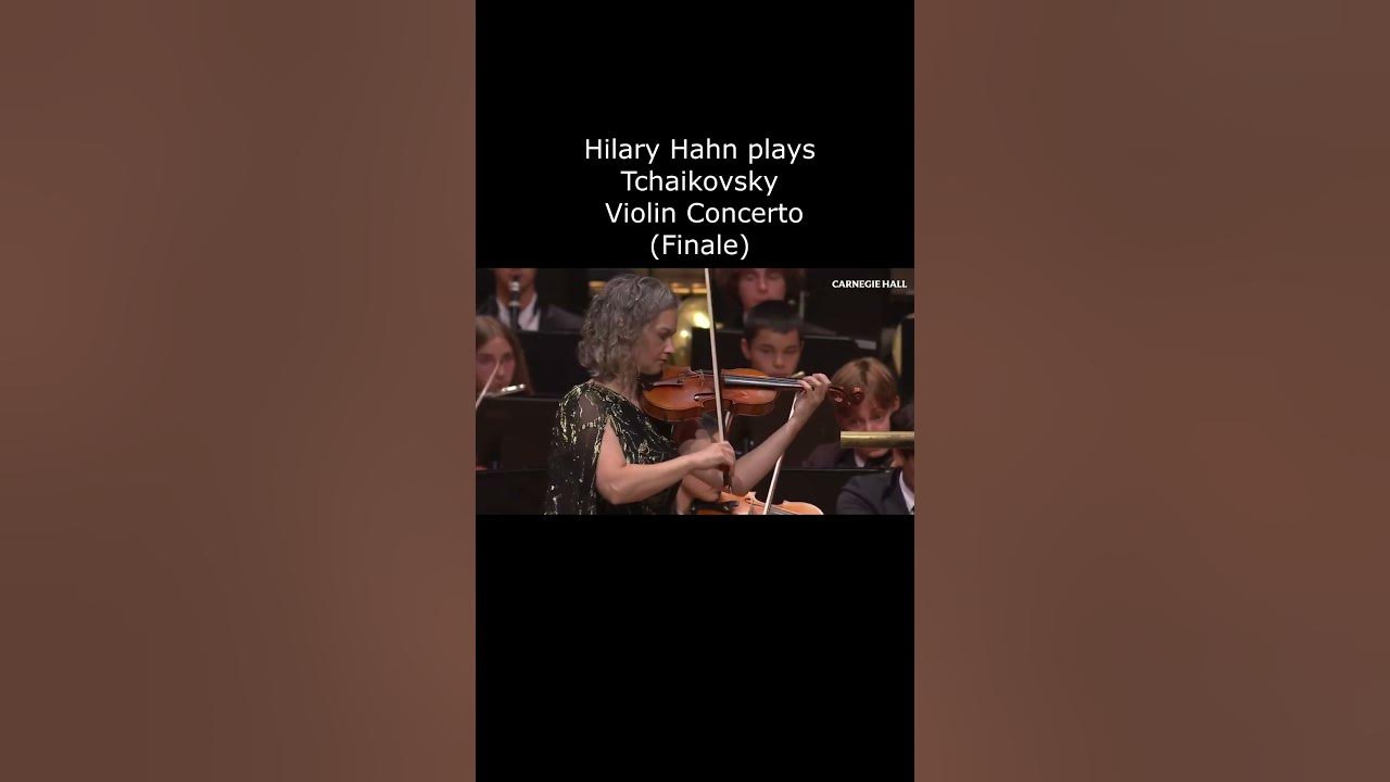 Hilary Hahn plays Tchaikovsky violin concerto (Finale) NYO-USA Dallas,Texas #shorts