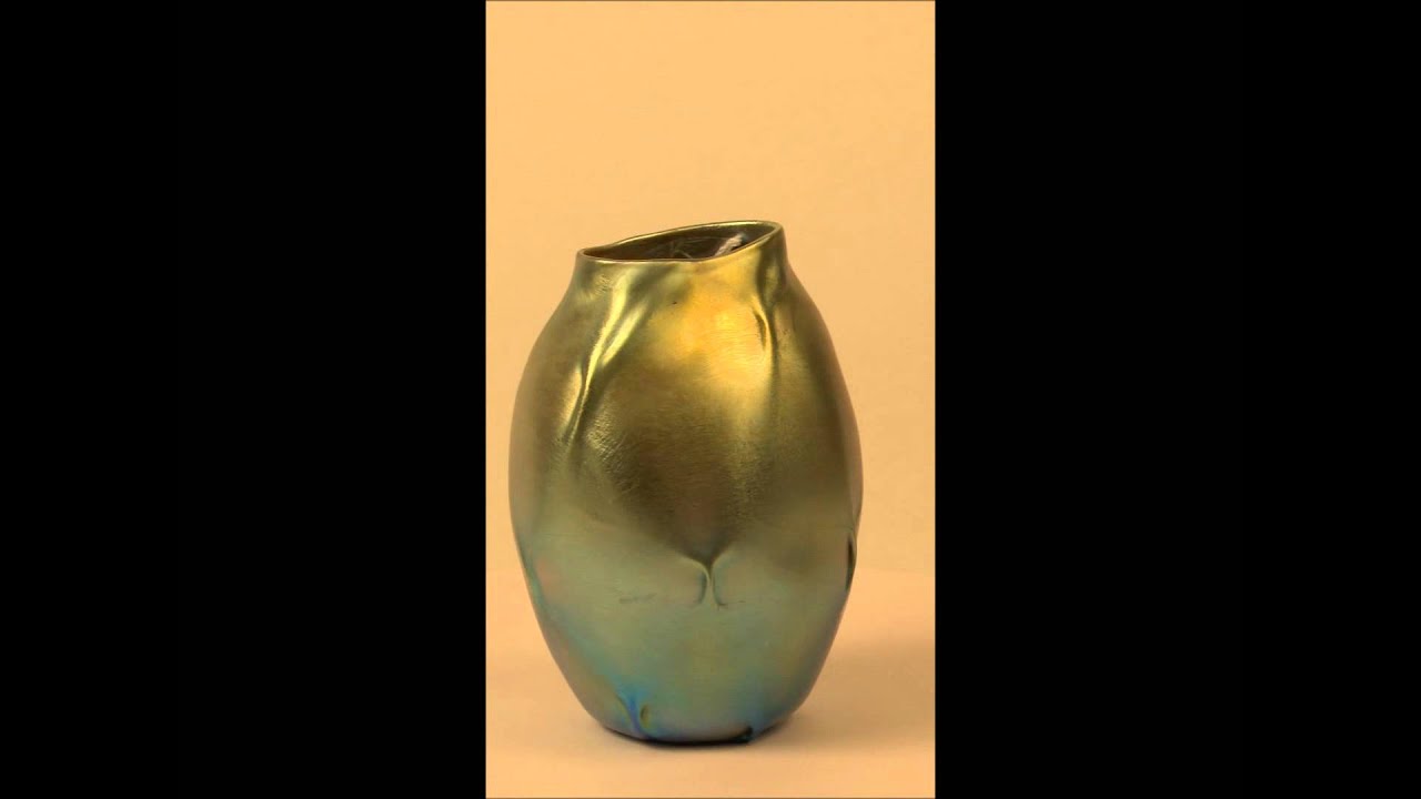 A Tiffany Favrile glass Vase