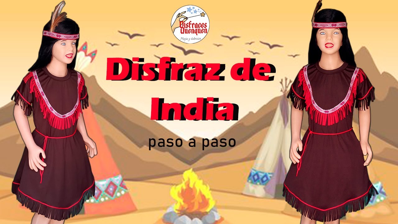 Disfraz India para niña