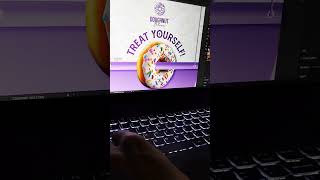 Creative Poster Design for Donut shop     Follow @zaindesign25     #posterdesignprocess #posterdesig