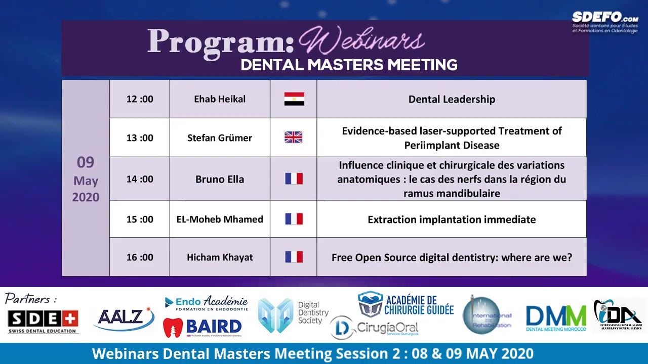 Live inars Dental Masters Meeting S2 YouTube