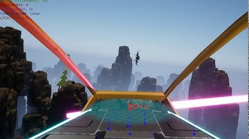 "Rogue Velocity 3D" - UE4 Aerial Sci-Fi Combat - Rocky Level Test