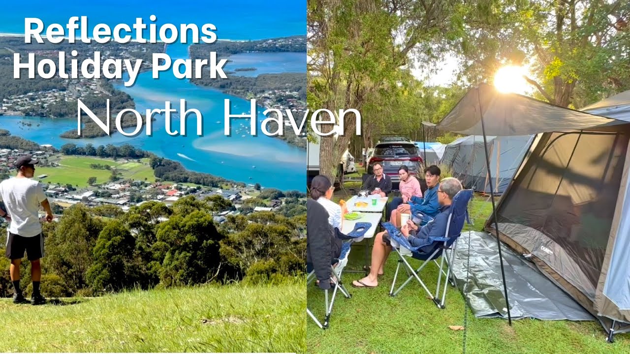 Camping At Reflections Holiday Park North Haven Nsw Australia Youtube