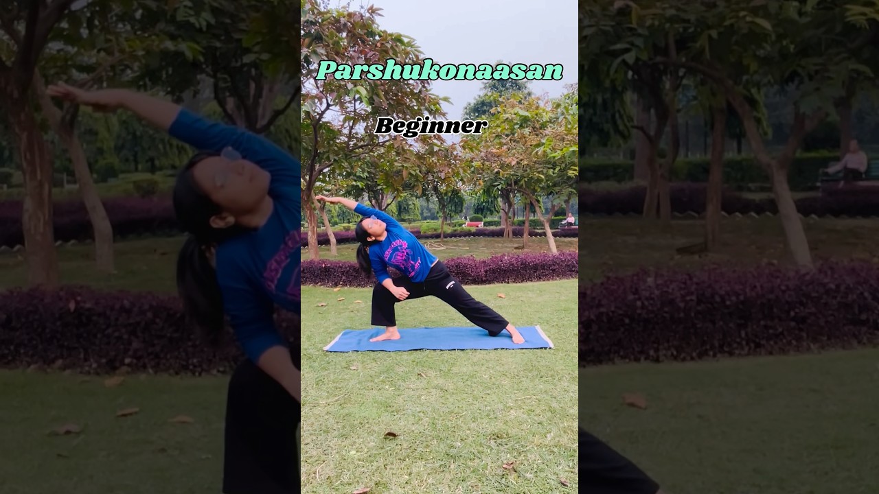 Parshvakonasana for Beginners &  Advanced | Side Angle Pose Yoga Tutorial | 