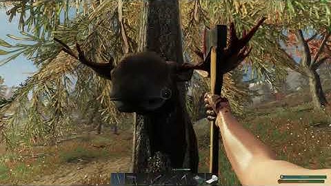 Subsistence - Killing a moose with the axe only.