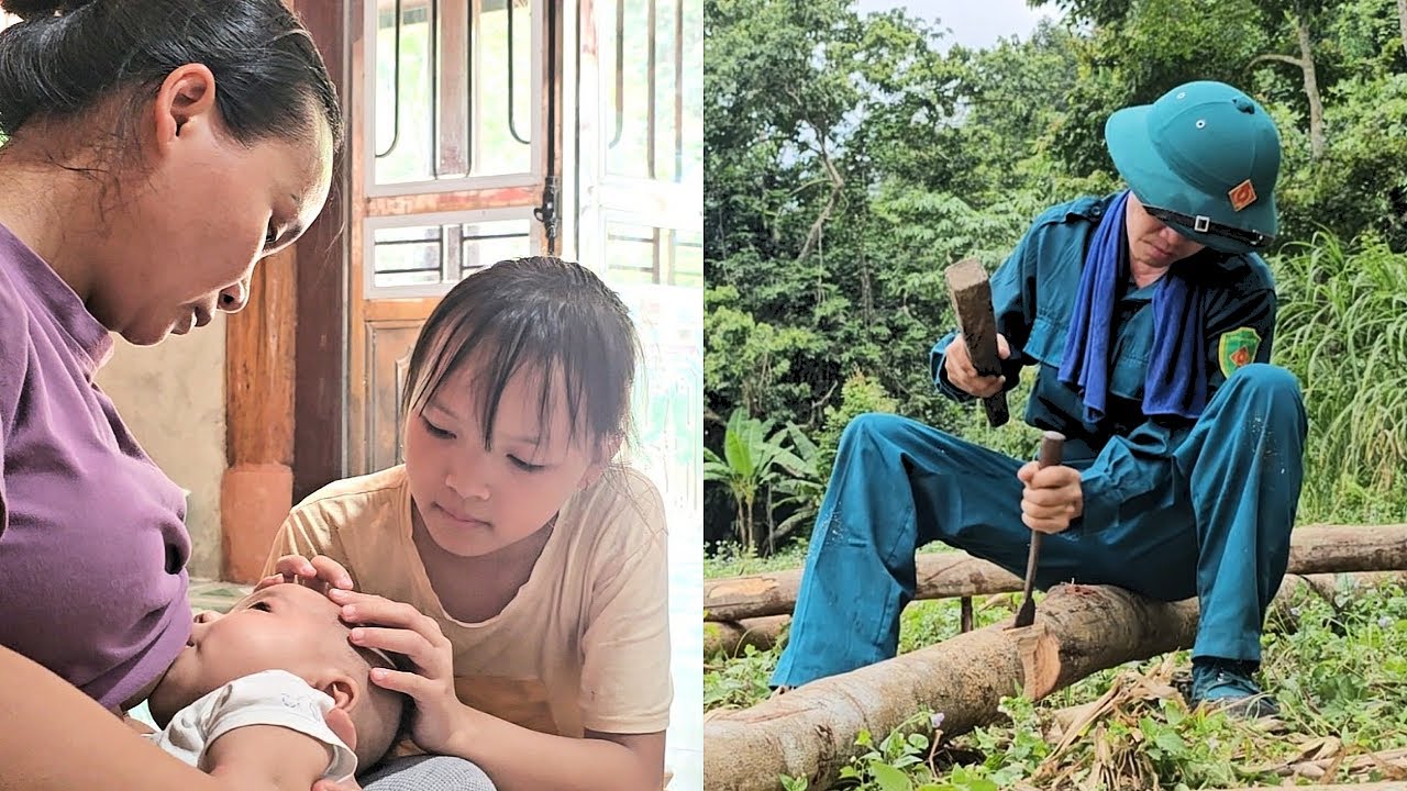 Боевики и соседи помогли построить дом для матери-одиночки и двоих ее детей.