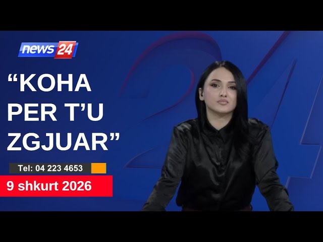9 shkurt 2026📞Telefonatat e Teleshikuesve" News24 -"Koha për t'u zgjuar"në studio me Megi Latifin