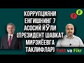 Fakt va Fikr (35): Korruptsiyani yengişning 7 asosiy yöli (Prezident Şavkat Mirziyoyevga takliflar)