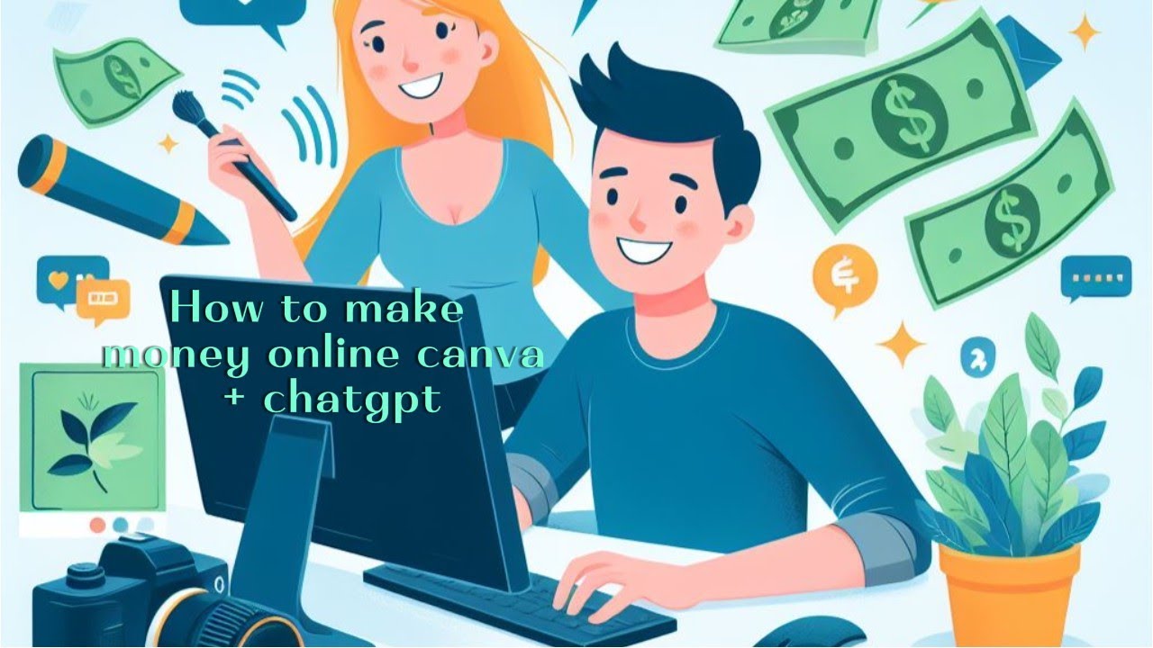 How To Make Money Online Canva + Chatgpt - YouTube