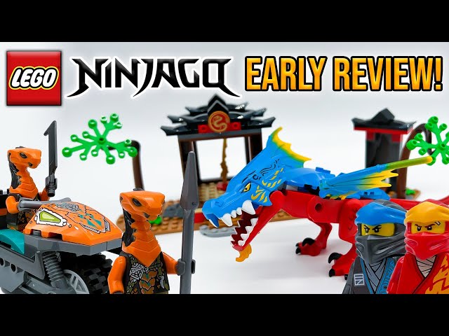 LEGO NINJAGO Ninja Dragon Temple Set 71759 with Toy Motorcycle, Kai, Nya  and Snake Warrior Minifigures, Gift for Kids 4 Plus Years Old