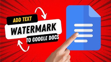 Brand Your Docs! Add Text Watermarks in Google Docs