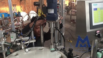 How to adjust capping head on automatic jar filling capping machine