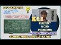 PRE-ALGEBRA | PERCENT WORD PROBLEMS (TAGALOG/FILIPINO EXPLANATION)