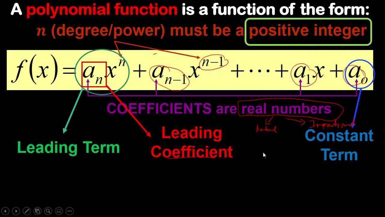 POLYNOMIAL FUNCTION - YouTube