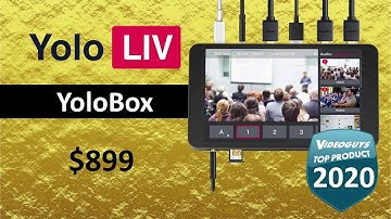 YoloLiv YoloBox Top Live Streaming Product of 2020 by Videoguys