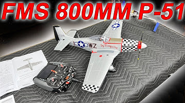 FMS P-51D 800mm Detailed Unboxing and How To Build Review
