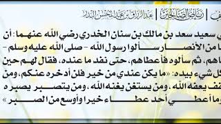 26 - شرح حديث وما أعطي أحد عطاء خيراً وأوسع من الصبر - الشيخ الدكتور عبدالرزاق البدر