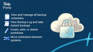 How to Manage Backup Schedules in the Schedule Backup Report in TallyPrime | TallyHelp